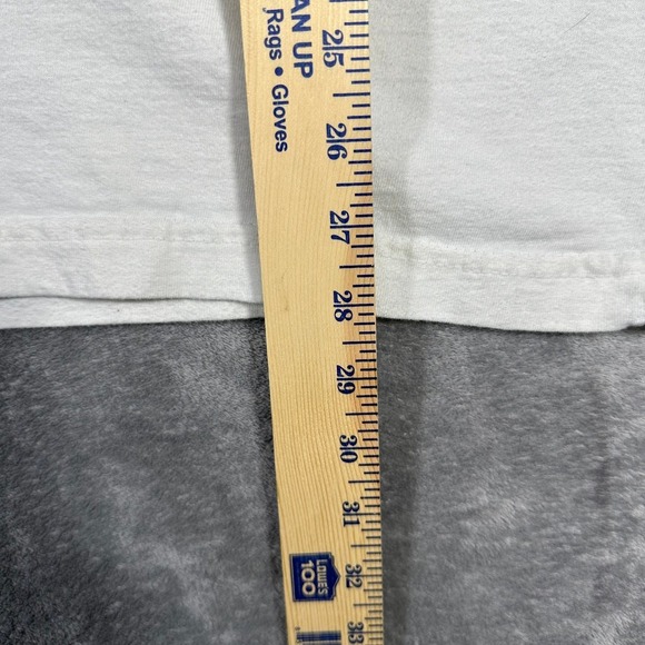 VTG Champ Sports Wear Graphic T-Shirt Mens Large White Dive Dominica Scuba - Picture 4 of 8